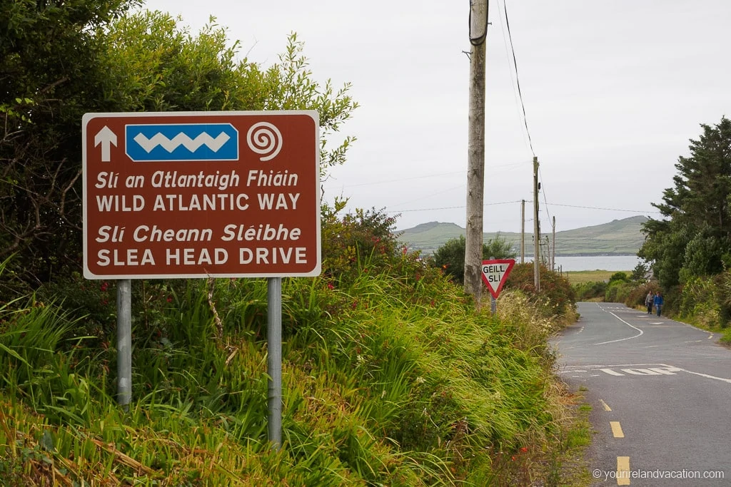 Slea Head Drive Sign Dingle